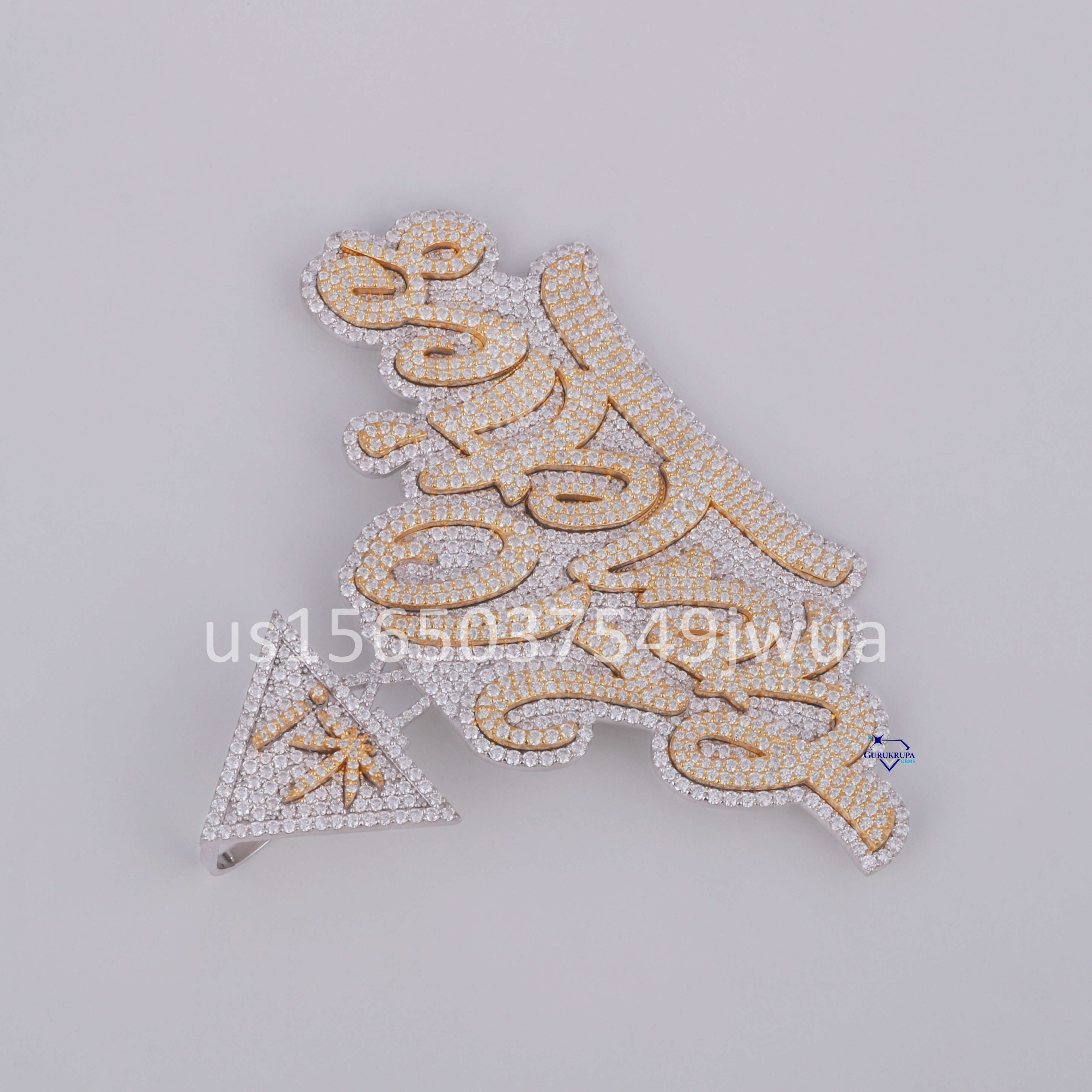 Dazzling Customized Letter Pendant Exclusive Design Wholesale Price Crafted in 925 Sterling Silver with Moissanite Diamonds