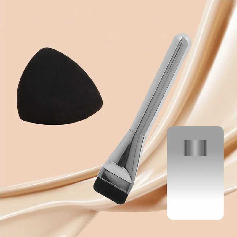 One Line Foundation Brush And Makeup Palette Set Foundation Cream Mixing Tool Nail Art Makeup Cosmetic Makeup Tool Kits W250605