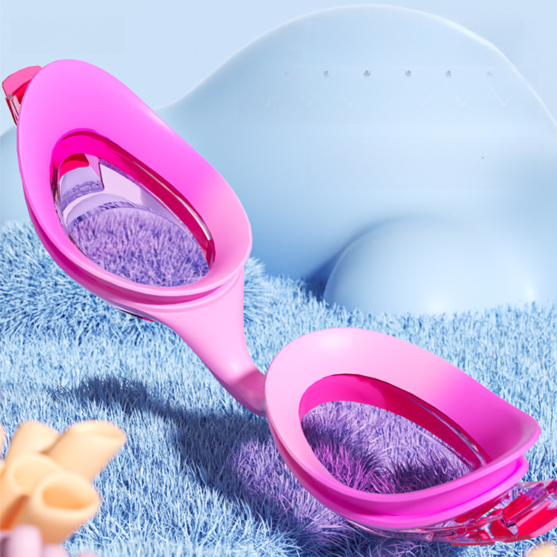 Children's HD Swimming Glasses Anti-Fog Diving Equipment Waterproof Silicone Eye Protection Swim Goggles