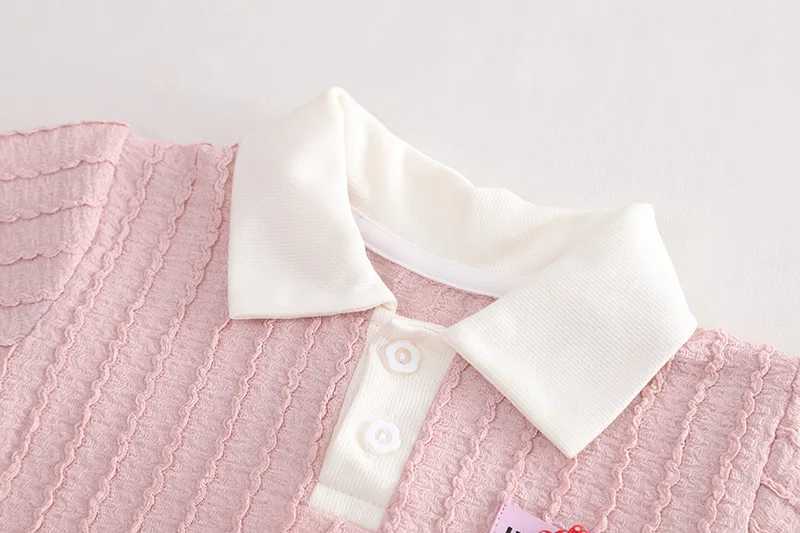 2025 New Summer Baby Girls Clothes Children Cotton T Shirt Shorts 2Pcs/Set Toddler Clothing Infant Fashion Costume Kids Suits R250605