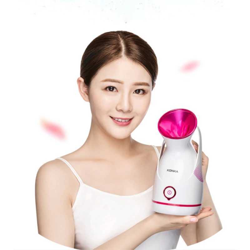 Nano ion spraying filling water meter steaming home beauty instrument meter damp and hot steam injection face detector XJ250607