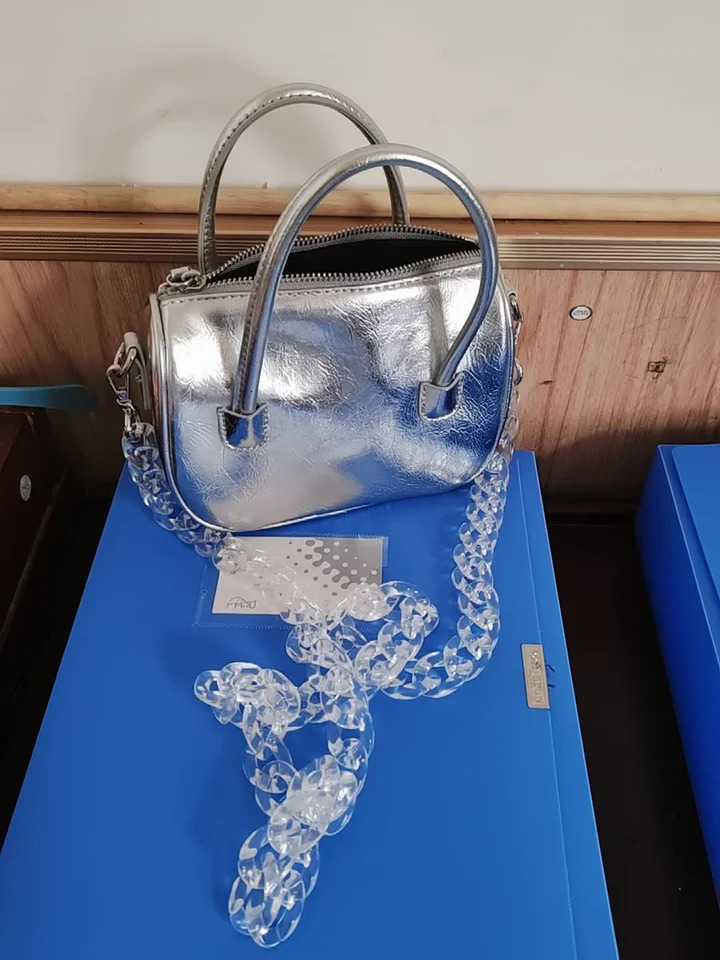 Trend Acrylic Iridescent Chunky Chain Strap For Handbag Bags Resin Colorful Bags Chain Trend Accessories 250528