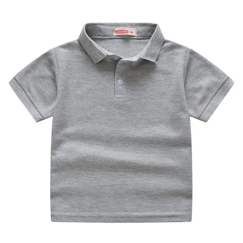 Summer Baby Boys Candy Colors Polo Shirts Kids Clothes Boys Shirts Short Sleeve Solid Lapel Kids Girls Casual Polo Shirts 250604