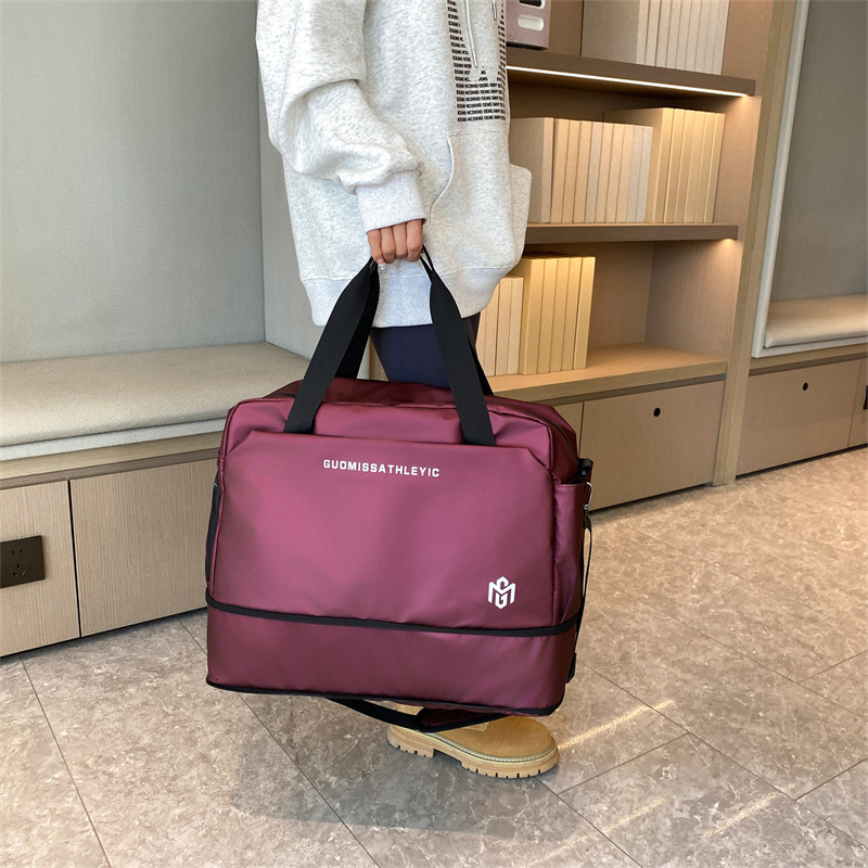 Short for Men and Women, Lightweight Large Capacity Business Trip Travel Handbag Lage Bag Sports Fiess Backpack