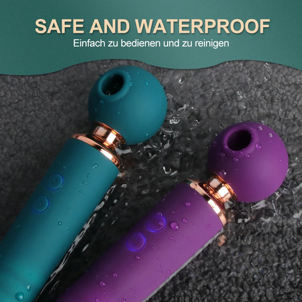 Sucking Telescopic Wand Vibrator For Women Body Massager G Spot Clitoris Stimulator Nipple Clit Sucker Masturbation Sex Products 250603