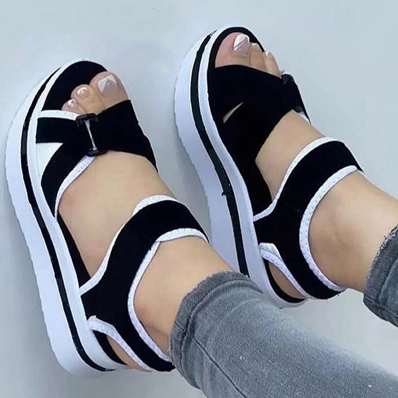 Summer Sandals Shoes Women Outdoor Walking Party Shoe Wedge Woman Beach Footwear Female Sandal Women 250605