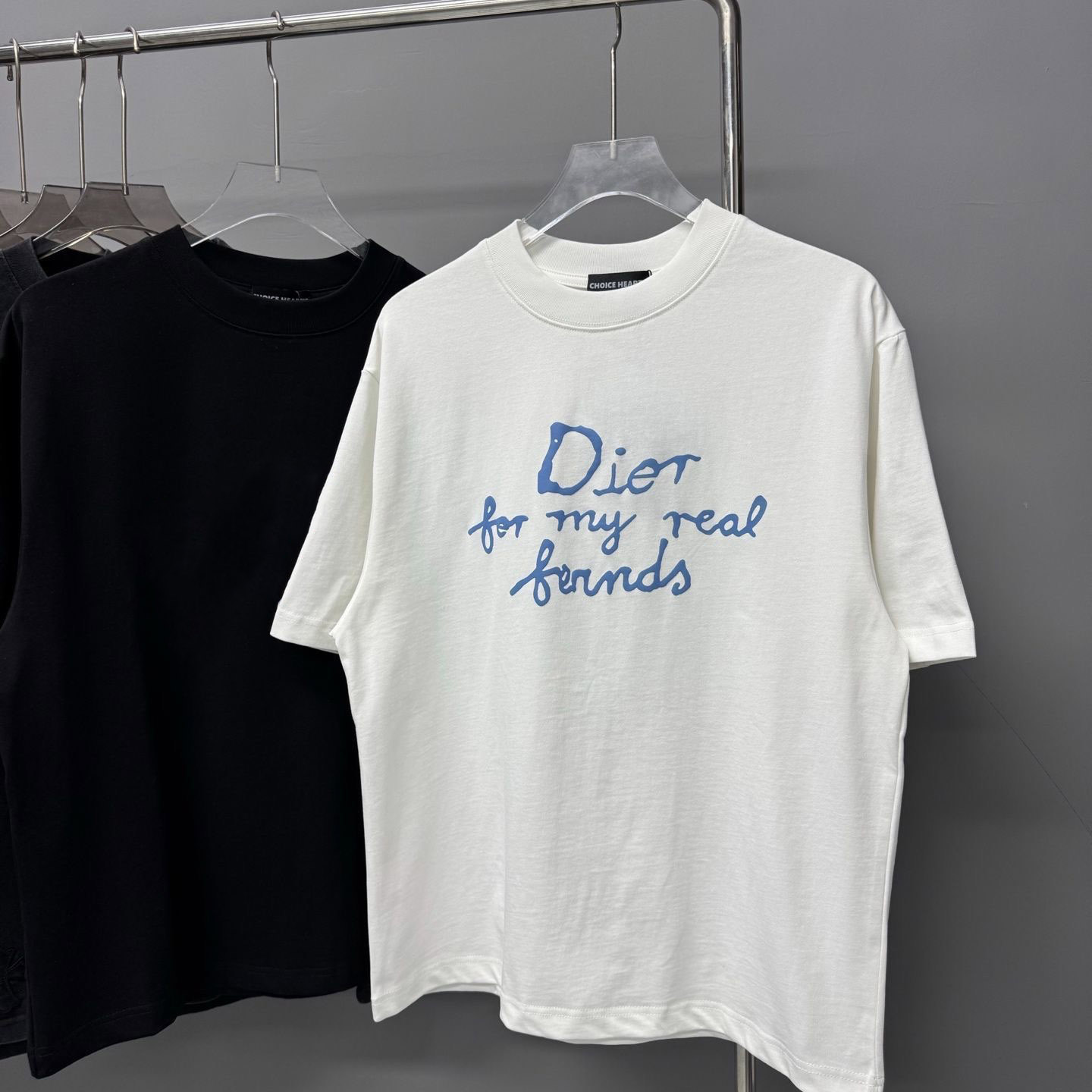 Men's T-shirt designer T-shirt fashionable summer Paris street short sleeved T-shirt casual high-end luxury men's short sleeved 100 cotton loose men's clothing S-2XL