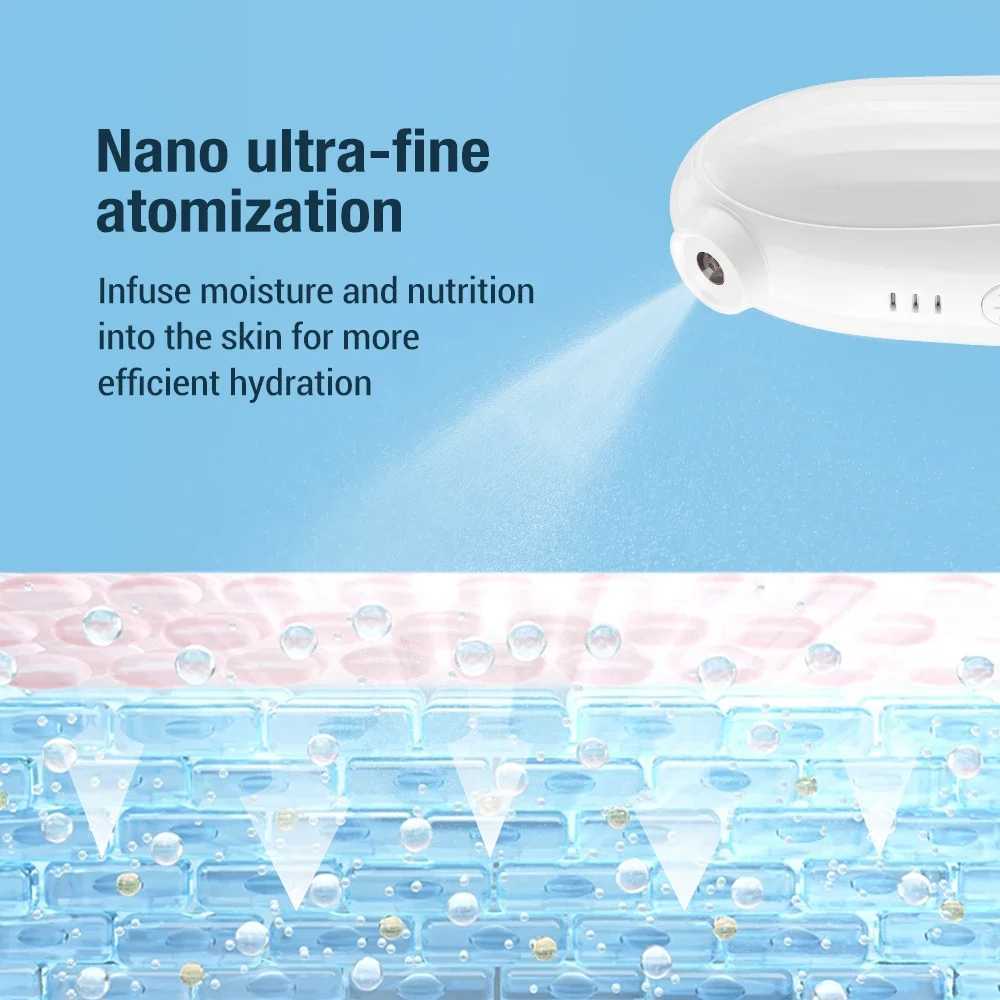 Mini Nano Mist Sprayer Face Steamer New Mini Air Compressor Kit Facial Airbrush Sprayer Water Oxygen Steam Device Humidifier XJ250607