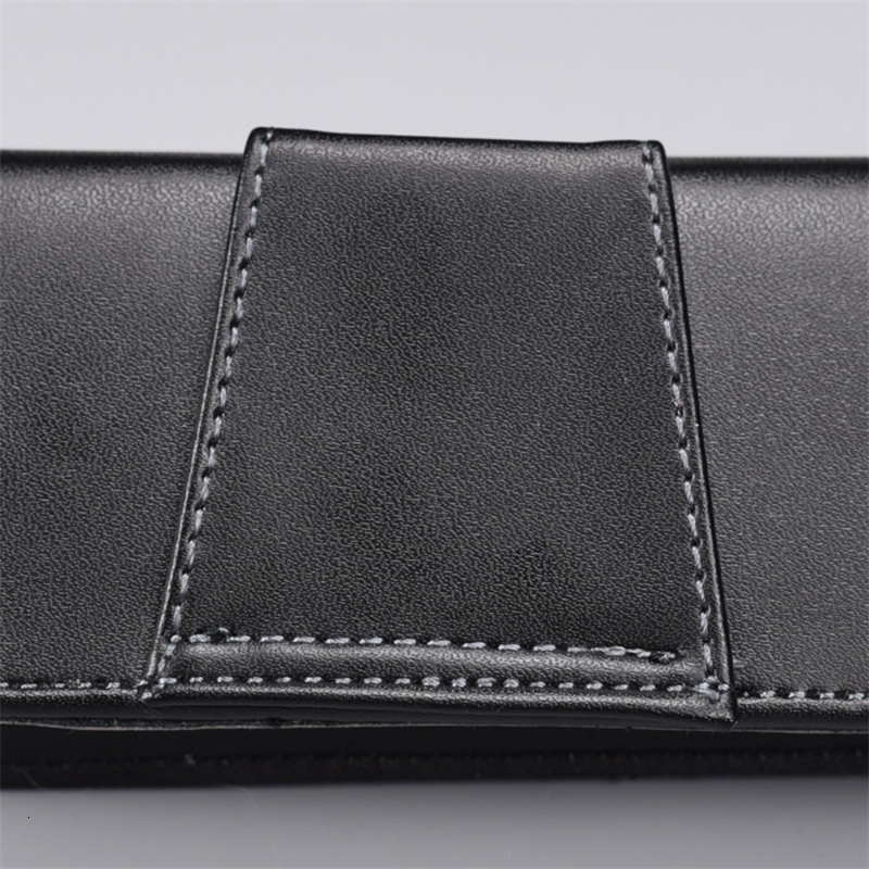 Upscale Belt Wearable PU Glasses Case Men Portable Leather Reading Storage Box Phone Bags and Tool Carrying Cases y250519