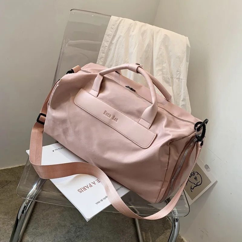 large Capacity Portable Handbag Leisure Fitness Sports Travel Bag Korean Fashion Receive Gym Bag 250530