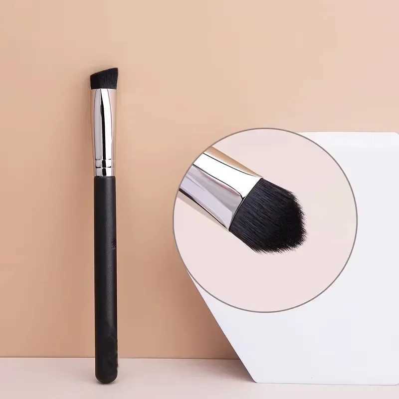 Angled Liquid Powder Contour Makeup Brushes Cream B Liquid Foundation Blending Brush Angled Professional Beauty Tools W250605