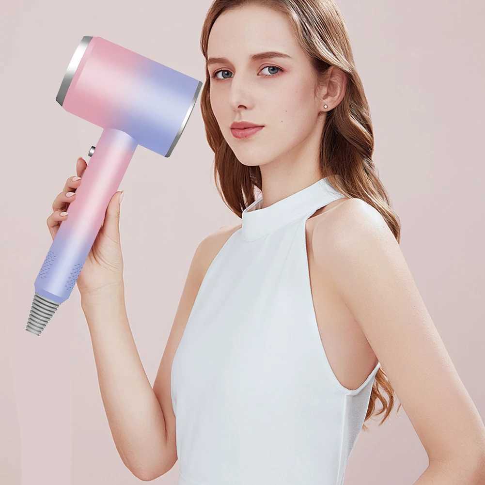 Hair Dryer Fast Drying Negative Ionic Hair Dryer Low Noise Ionic Blow Dryer 3 Gear Travel Hair Dryer 1200W for Barbershop Salon XJ250605