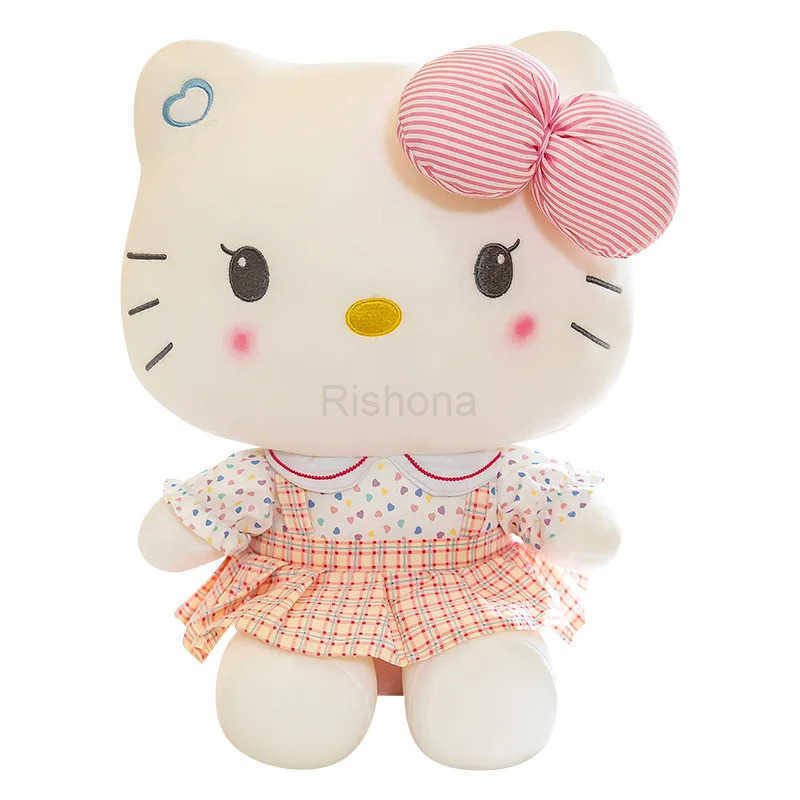 Sanrio Hello Kitty Anime Hello Kitty Stuffed Toys Plushier Soft Pillow Birthday Gifts For Girls Kawaii Hello Kitty Plush Dolls X2506052