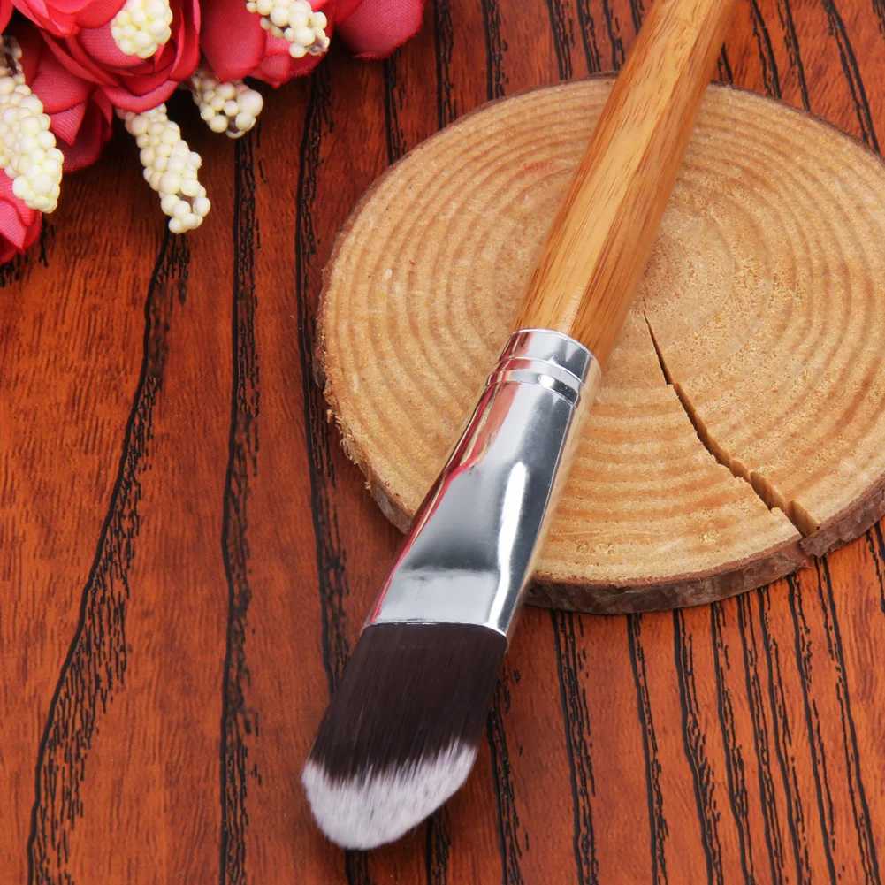 Foundation Brushes Multifunctional Washable Masks Brush Bamboo Handle Reusable Valentines Day Gift for Women Face Beauty Tool W250605