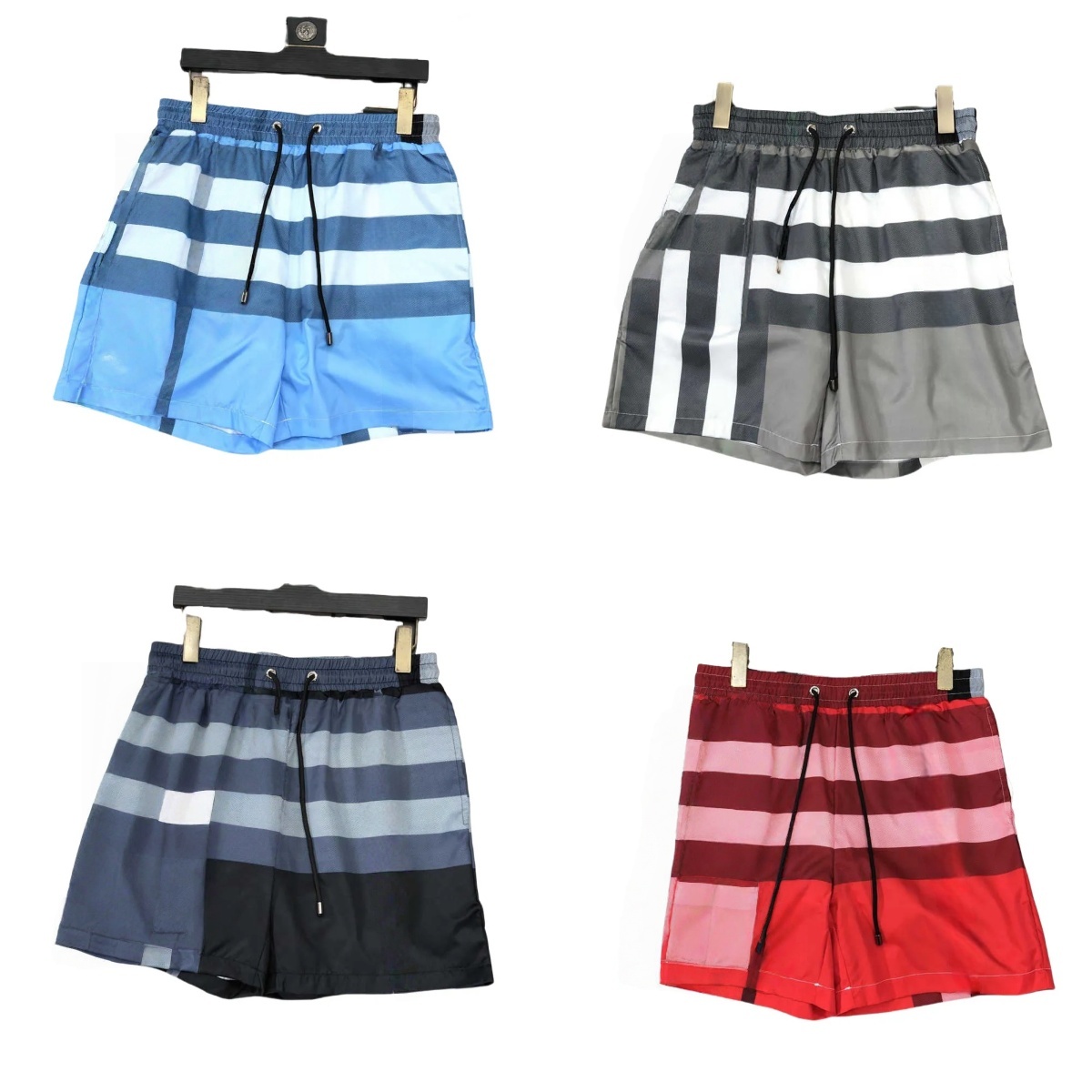 Mens Beach pants Summer Fashion Shorts Casual Short Gym Mesh Sportswear Quick Drying Drawstring Pants Casual Streetwear Sweatpants Asian Size M-3XL