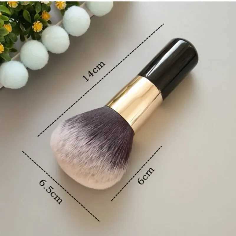 1pc Large Round Handle Multifunctional Makeup Brushes Girl Black Professional Powder Foundation B Brush Cosmetic Accessories W250605