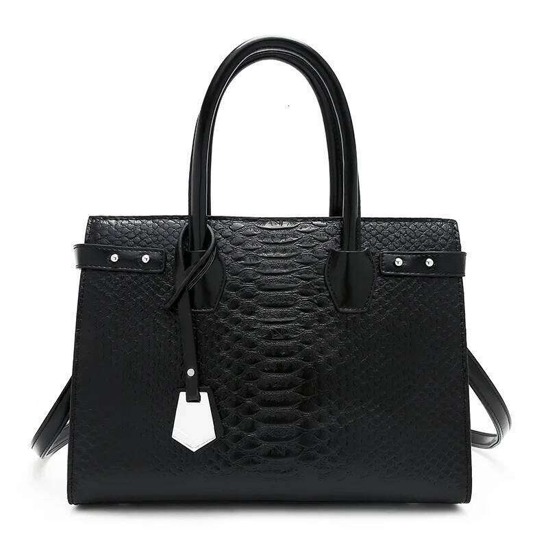 Women's Bags Designer Crocodile-Emed Tote Bag Women Vintage Spacious Shoulder Crossbody Purse Anti-Theft Fashion Work Travel Handbag