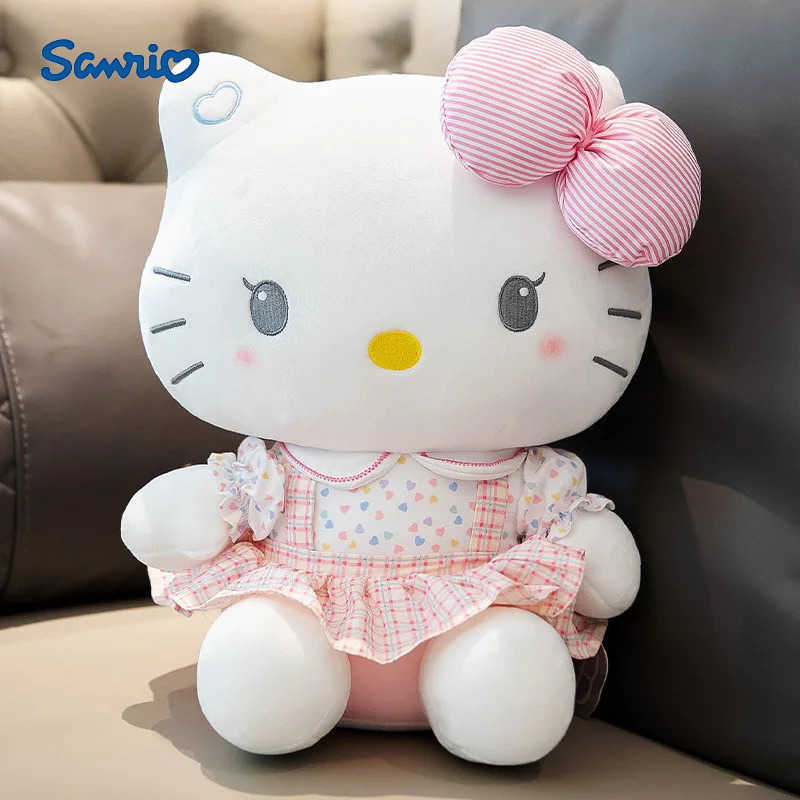 Sanrio Hello Kitty Anime Hello Kitty Stuffed Toys Plushier Soft Pillow Birthday Gifts For Girls Kawaii Hello Kitty Plush Dolls X2506052
