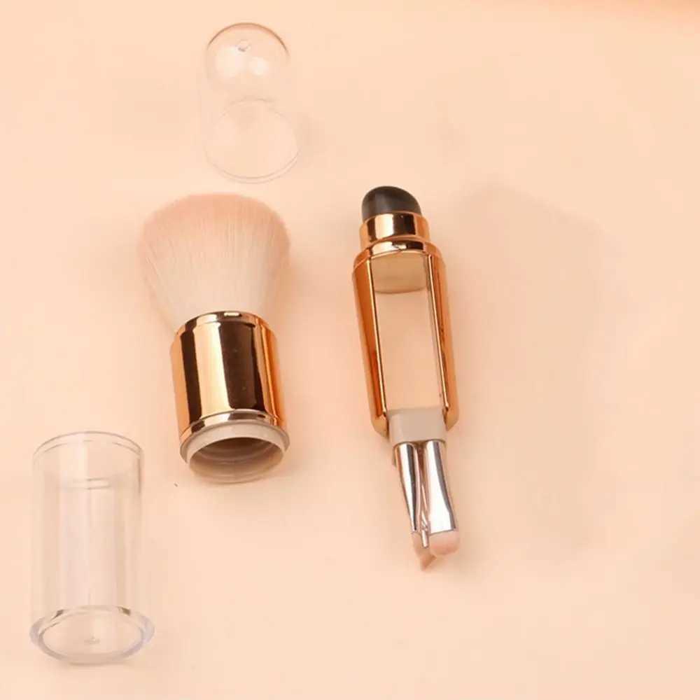 Washable Eye Shadow Brush Makeup Brush Set Convenient Soft Powder Brush Stretchable Dustproof 5 in 1 Makeup Brush Set Journey W250605
