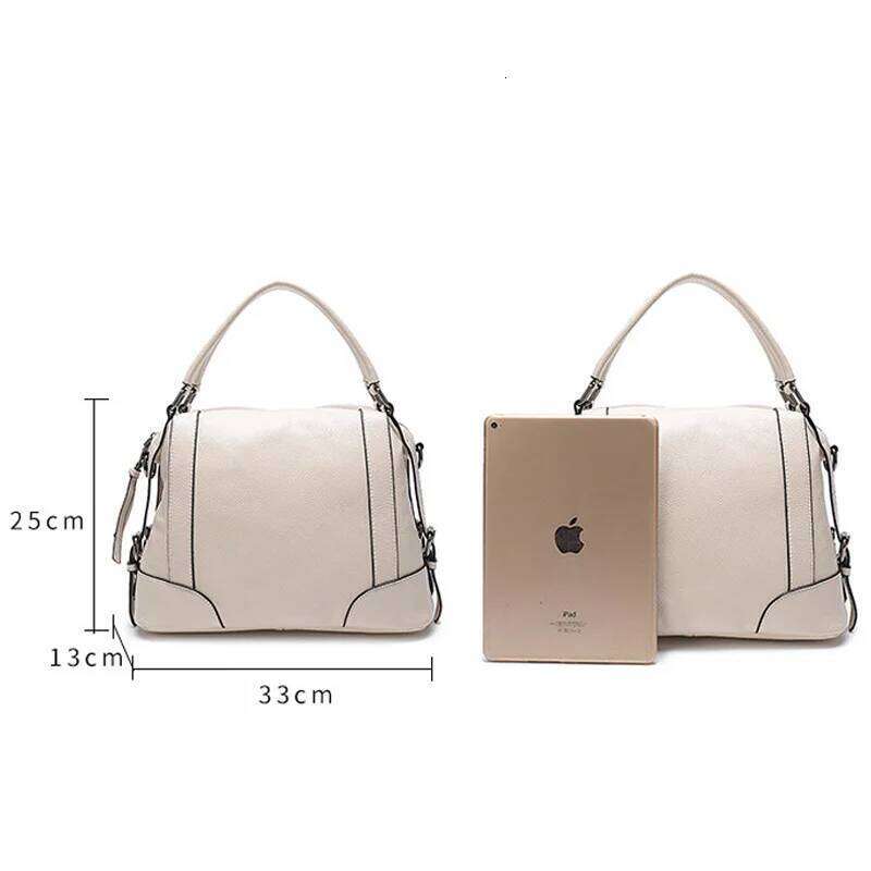 Zency Design Female Handbag Soft Genuine Leather Women Top-Handle Large Capacity High Quality Shoulder Bag 2025/06/05