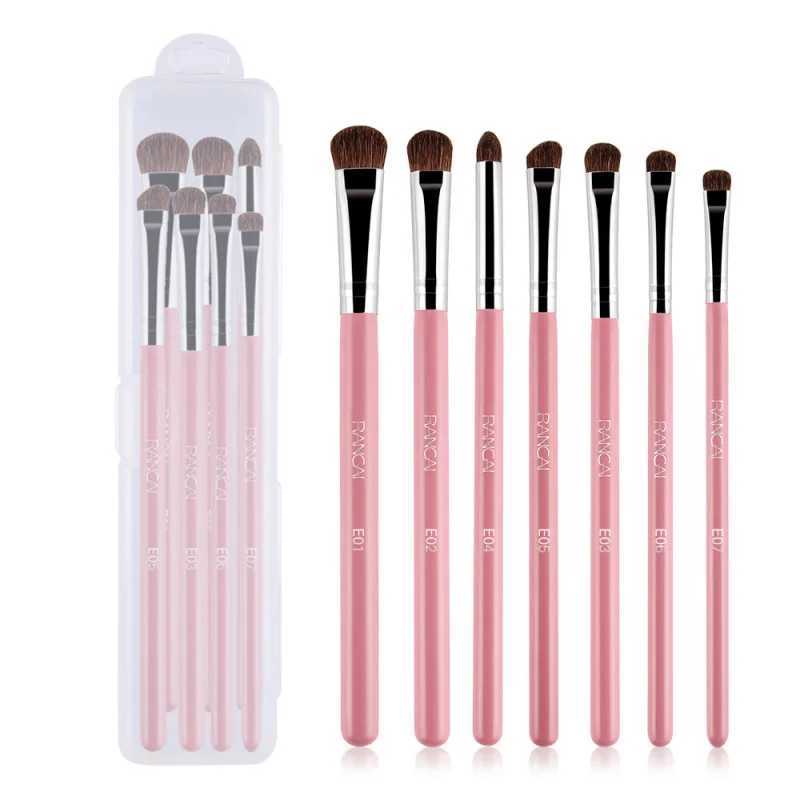 7Makeup Brush Set Portable Horsehair Eyeshadow Brush Eye Cosmetic Hairbrush Beauty Tools Animal Hair Eye BrushW250605