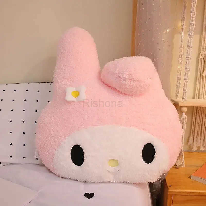 Sanrio My Melody Kuromi Plush Dolls Animal Cartoon Stuffed Toys Cute Soft Plush Pillow Cushion Girls Birthday Xmas Gifts X250605