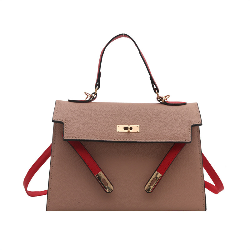 Top brand high-quality new free designer bag new color blocked simple Korean texture fashionable single shoulder slanted handbag trend new free design