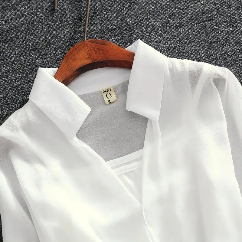 Elegant Womens Summer Twopiece Dress y Chiffon Party Loose Tulle Evening Dresses for Women Prom Transparent White 250604