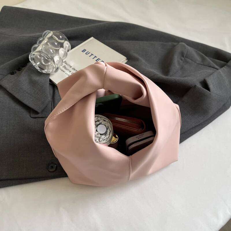 LEFTSIDE Design Small PU Leather Shoulder For Women New Trend Fashion Y K Handbags and Purses Females Bucket Bag