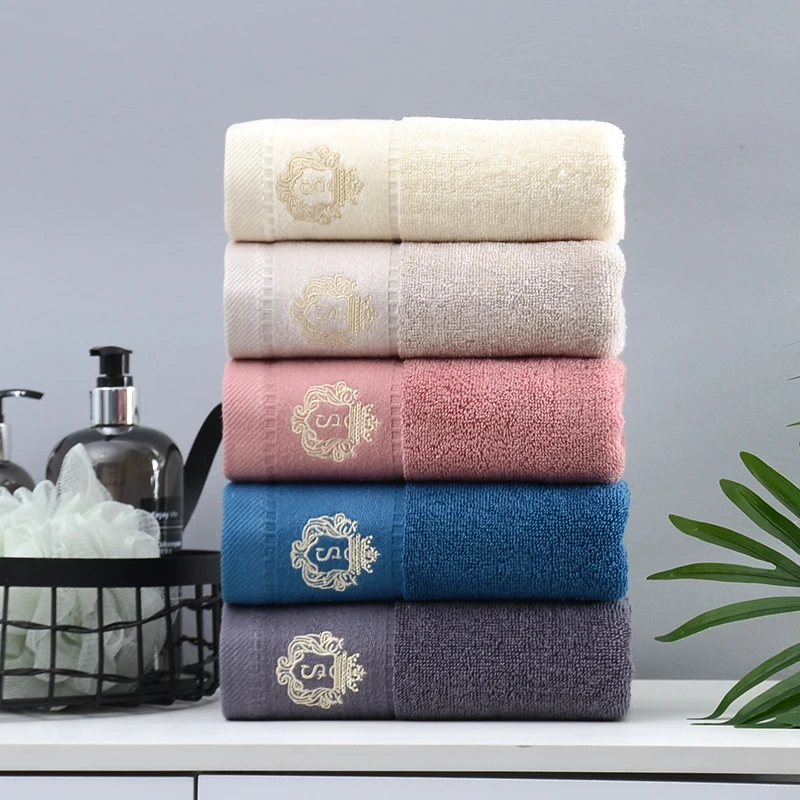 3pcs High-quality pure cotton embroidered absorbent Towels,hotel quality luxury bath towels,soft quick drying absorbent towels, Universal siz,gifts To