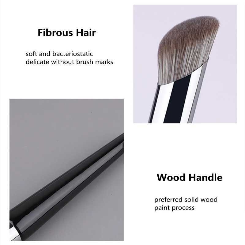 LOYBJ 1pcs Finger Belly Foundation Makeup Brushes Cosmetic Powder Liquid Foundation Concealer Cream Bevel Head Make Up Brush W250605