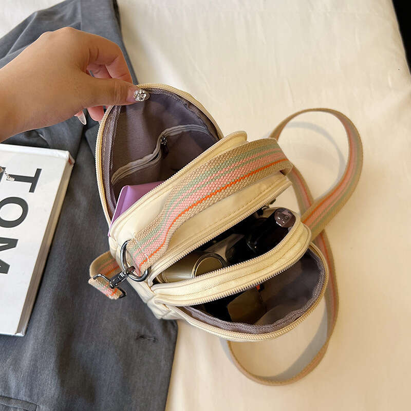 for Women Crossbody 2025 New Mini Phone Pouch Ultra-light Handheld Simple Women's Stylish Canvas Small Bag