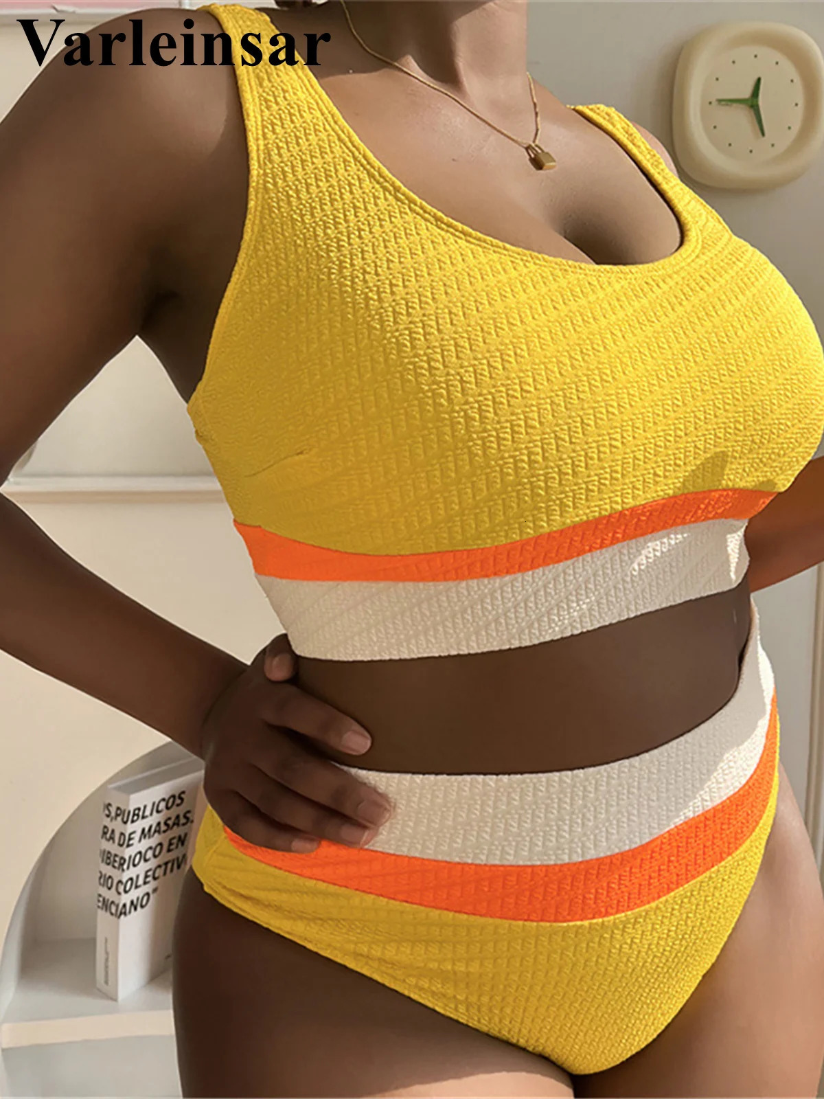 0XL 4XL Splicing Bikini Large Size Swimwear Plus Women Swimsuit Female Twopieces set Bather Bathing Suit V4755Y 250603