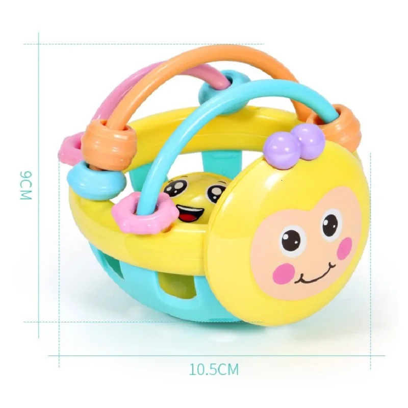 Baby Soft Teething Toys born Early Educational Sensory Teether Rattle Touch Hand Grasping Ball Develop Infant Ball Game Toy 250604