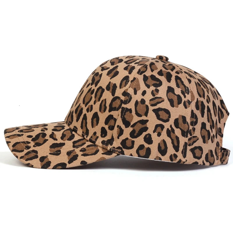 Wholesale Fashion Spring Summer Unisex Leopard Print Baseball Caps Spring Autumn Outdoor Adjustable Casual Hats Sunscreen Hat 250603