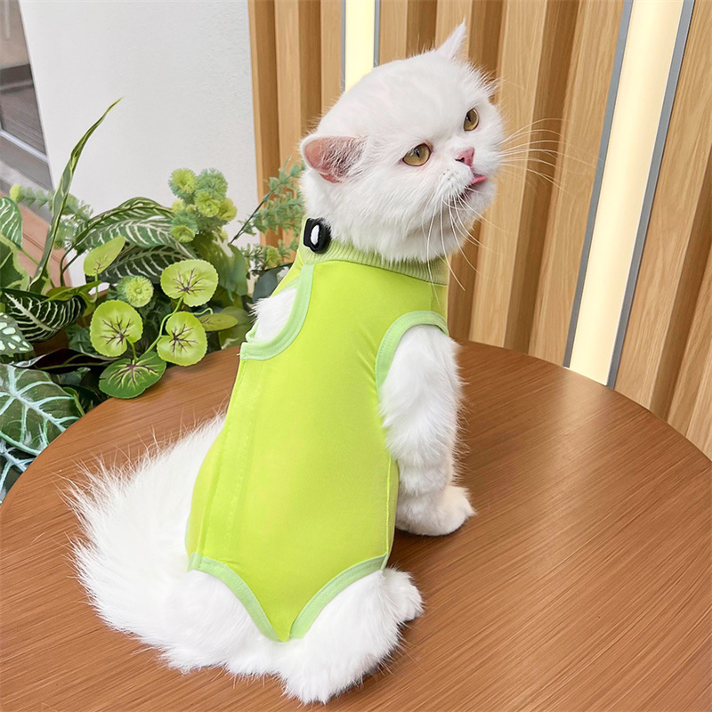 Cat Sterilization Vest Anti-licking Recovery Clothes Puppy Jumpsuit Kitten Sterilization Suit for Small Medium Dogs Cat Supplies