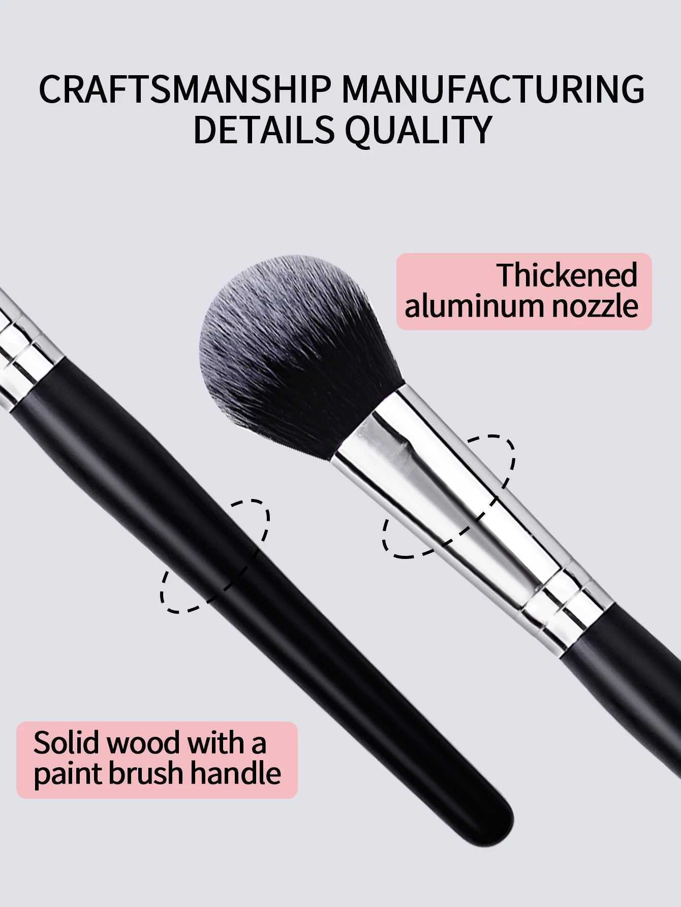 Multifunction Professional Facial Makeup Brush Makeup Tools With Soft Fiber For Easy Carrying Foundation Brush Brush For Travel W250605