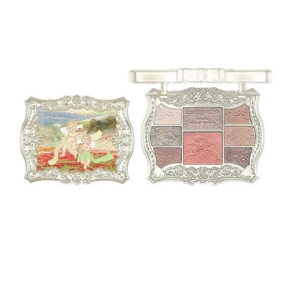 Cheerflor Eyeshadow Palette 8 Colors Makeup Matte Shimmer Eye Shadow Highlighters Contour Blush Powder All In One Makeup Palette W250605