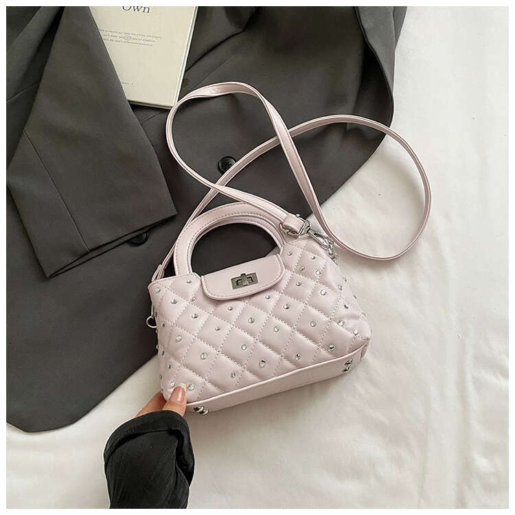 2025 Korean Fashion Handbag Tote for Women New Simple Quilted Small Square Summer Crossbody Bag