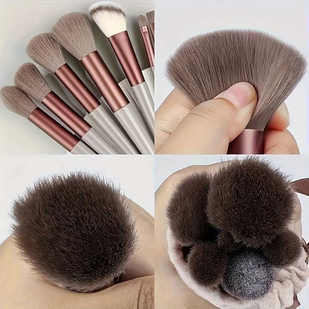 13pcs Makeup Brush Brushes Set Cosmetic Makeup Sponge Makeup Brush Beauty Tool Eyeshadow B Professional Brush Set W250605