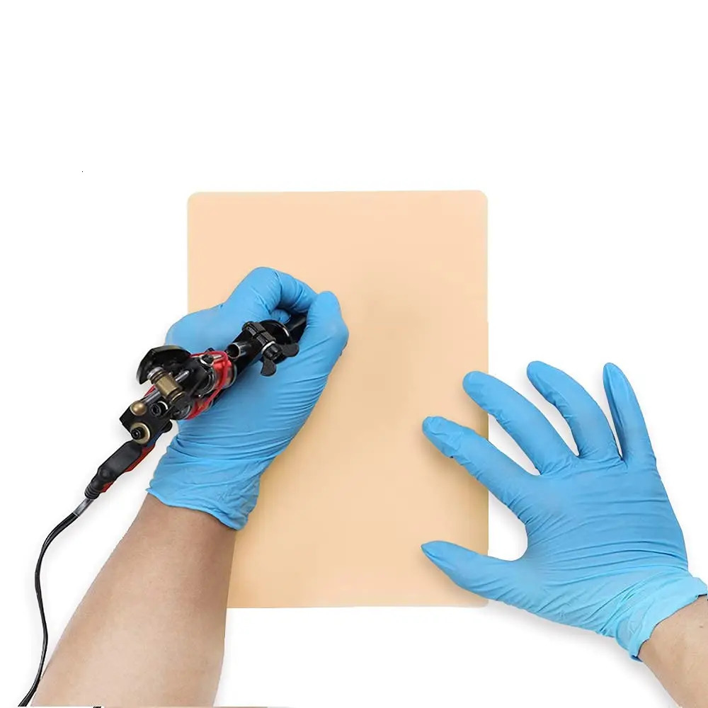 301051PCS Silicone Tattoo Practice Skin Double Fake Tattoo Skin anent Makeup Tattoo Beginner Practice Synthetic Leather 250604