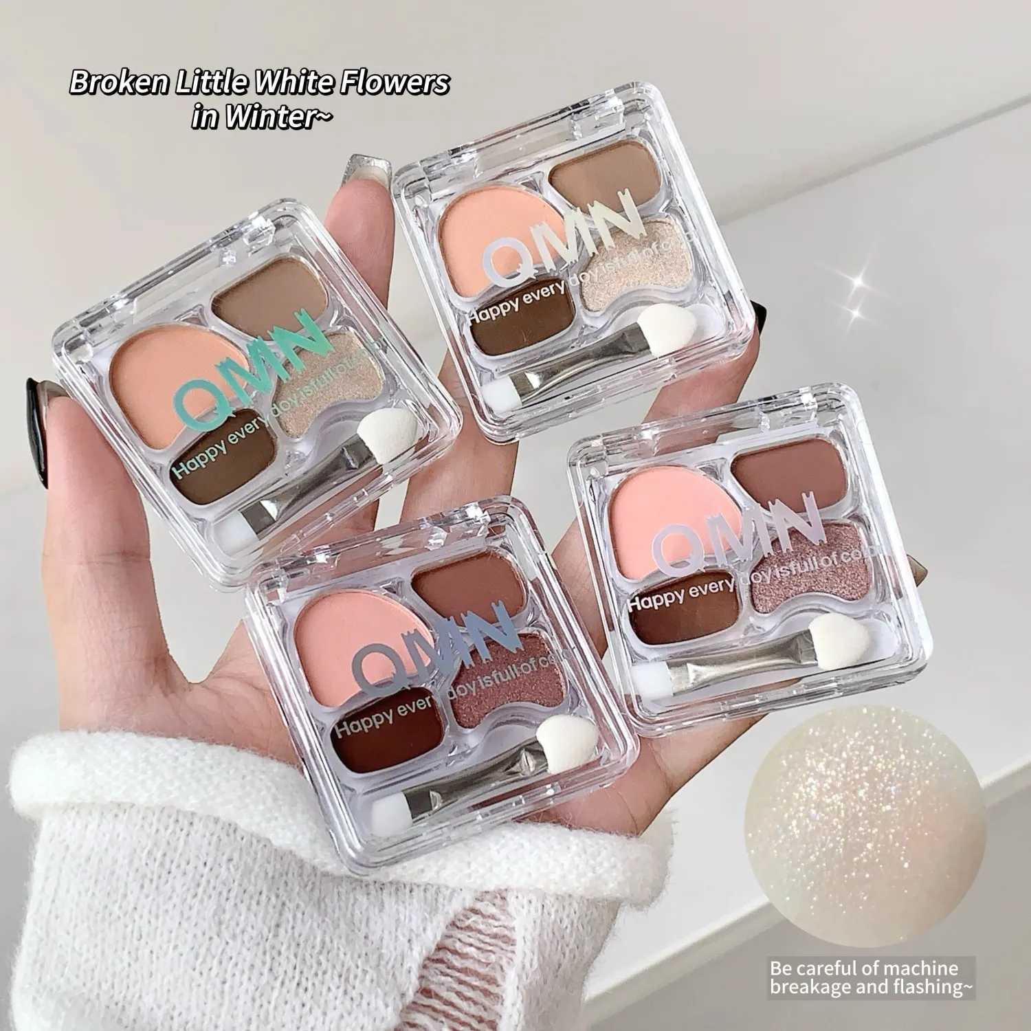 QMN Eyeshadow Palette Long-Lasting Fine Texture Easy To Smudge A Variety Of Shades Suitable For All Occasions W250605