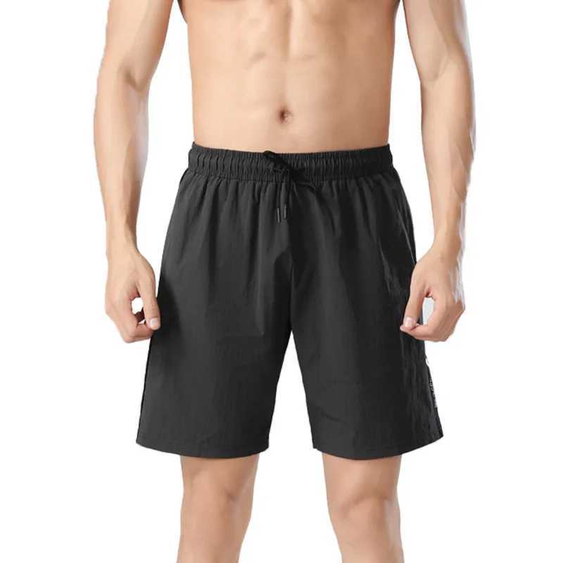 Shorts Summer Mens Nylon Ice Silk Loose Casual Five Mens Shorts Running Fitness Quick-drying Sports Shorts XJ250605