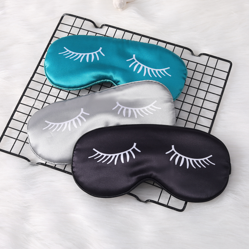 Printed eyelashes to relieve fatigue during lunch break, travel, at home or while sleeping - eye protection mask