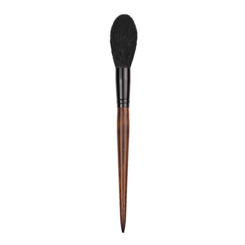 Chodo 1 Piece Buffing Makeup Brushes Highlighter Wooden Handle Ber Powder Contour Make Up Brushes Goat Hair W250605