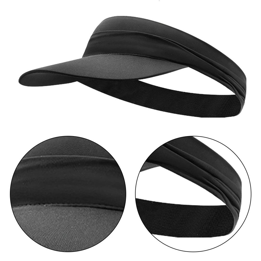 Sun Visor Hat Breathable Summer Sport Hat Anti-UV Outdoor Sports Hat Quickly Dry Cool Sun Cap for Tennis Running 250603