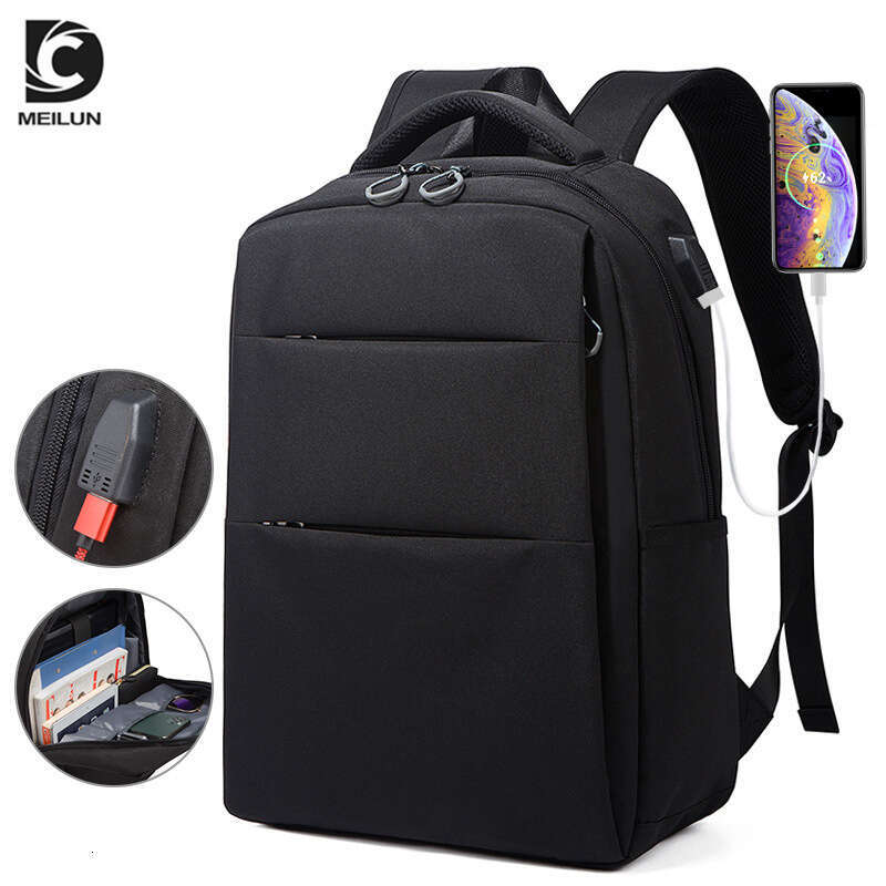 DC Business Backpack for Men, Korean Style Trendy Travel Casual Women's Student School Bag, Simple Fashion Laptop Bag