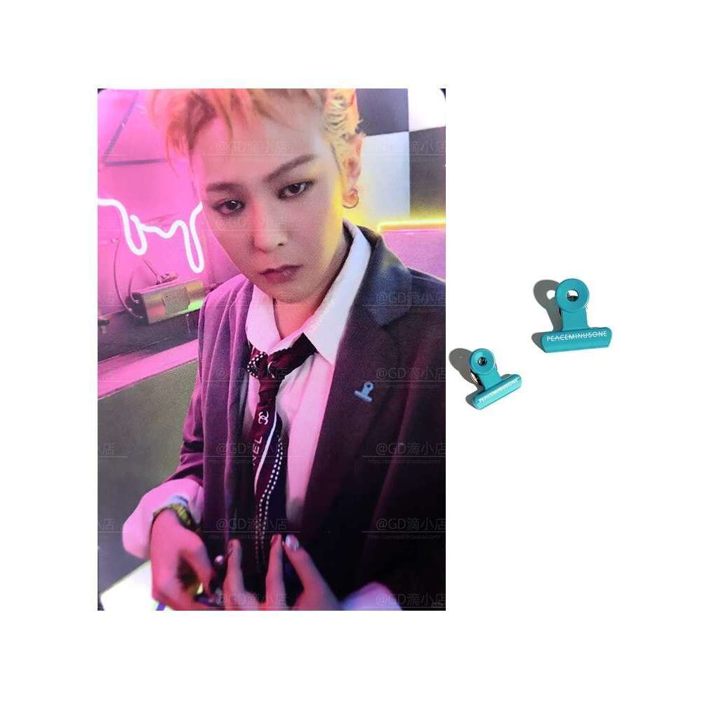 GD G-Dragon Same Style PMO Clip Brooch Accessories for Men and Women Metal Badge Clothing Bag Hat Decoration Medal