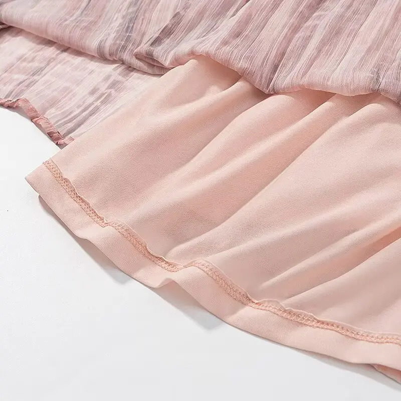 European and American style tiedye ring decoration holiday suspender dress 250604