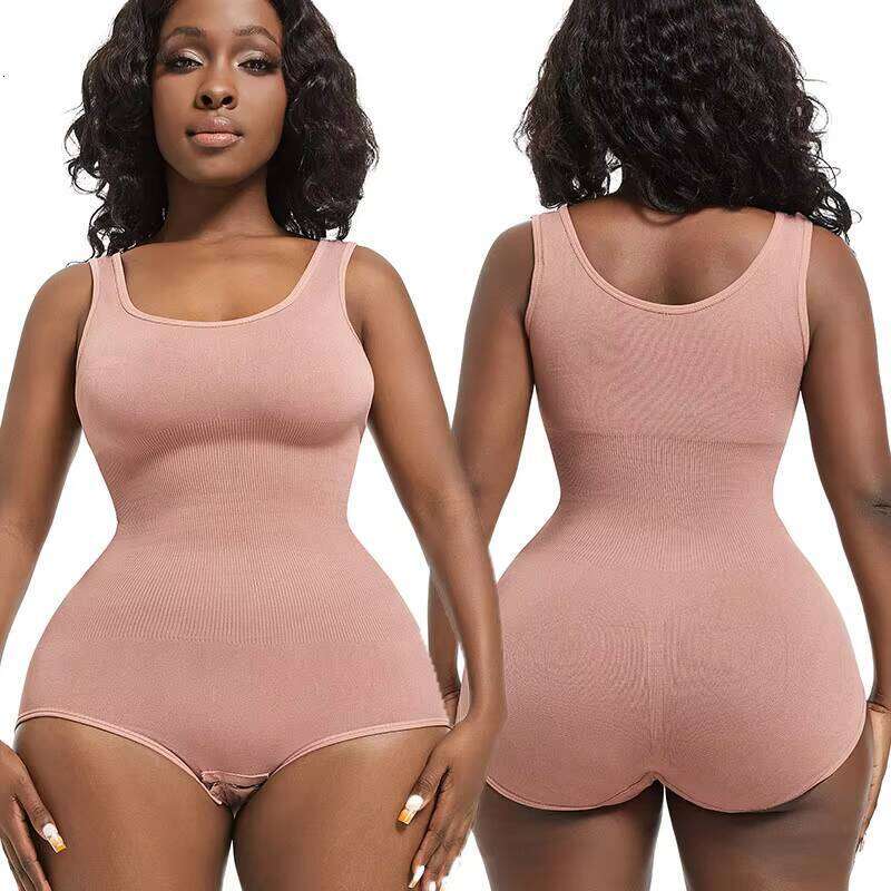 DHessentials Wholesale Plus Size Seamless Shapewear Ladies Tummy Control Bodysuit Body Shaper Colombianas Underwear made of Spandex